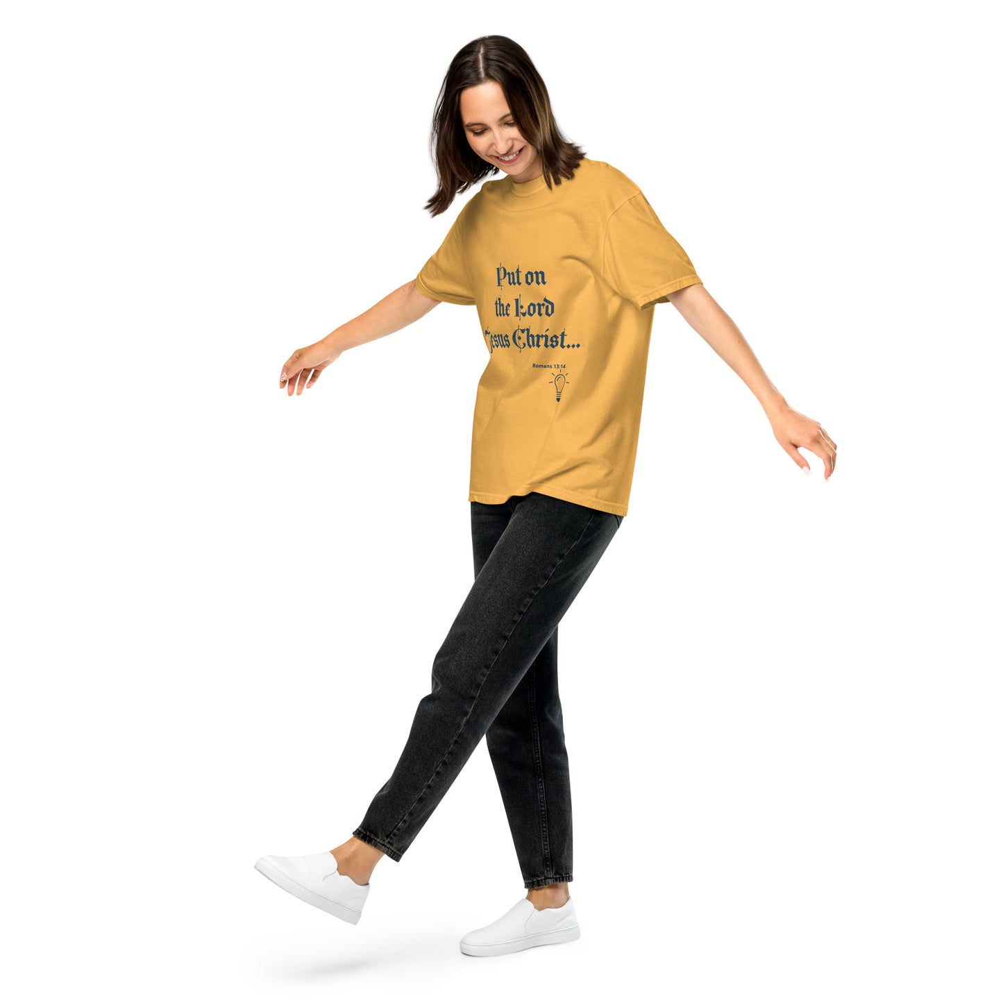 Unisex garment-dyed heavyweight t-shirt- Romans 13:14