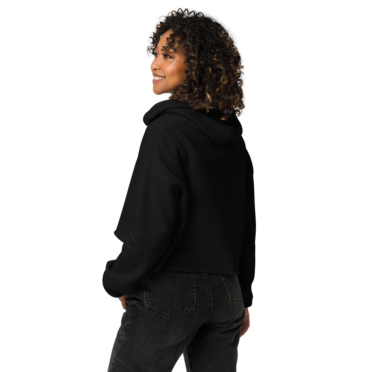 Women’s Crop Hoodie- 1 Thessalonians 5:17