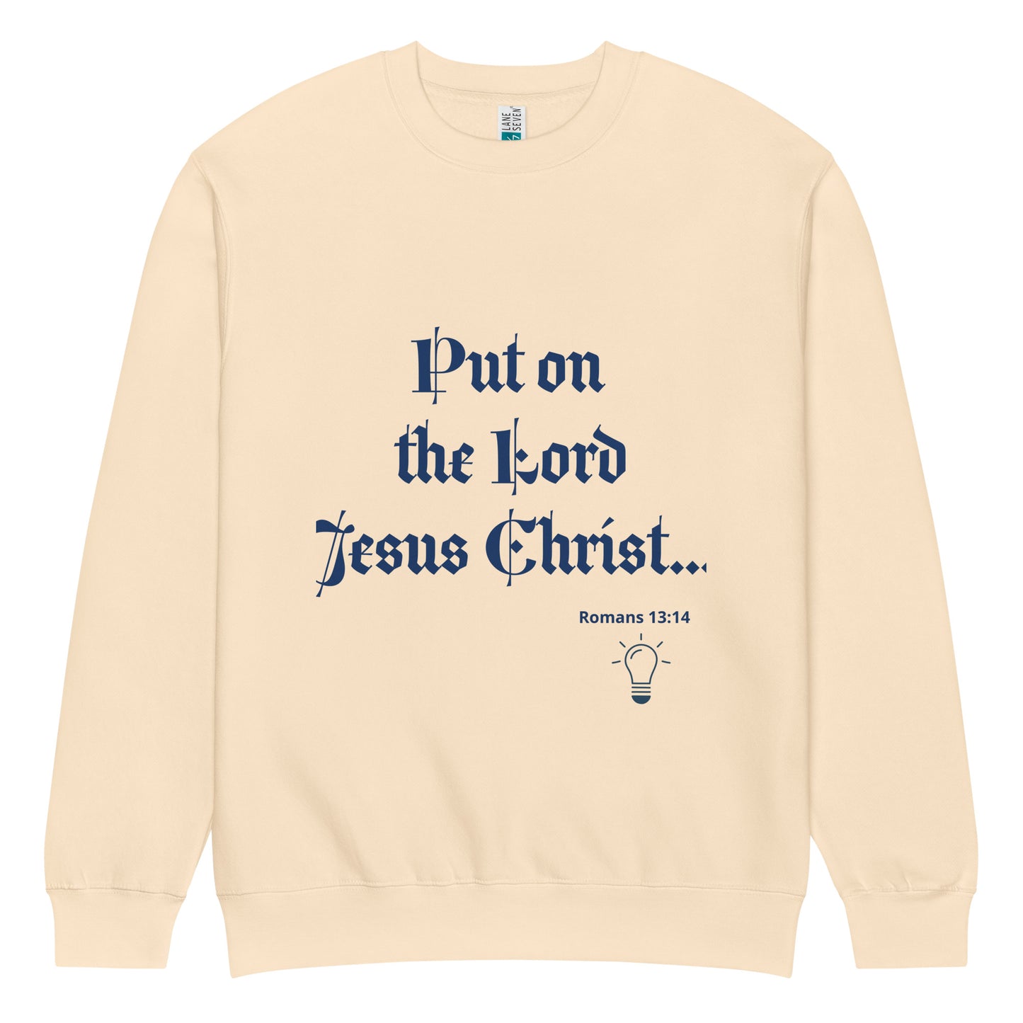 Unisex Premium Crewneck Sweatshirt- Romans 13:14