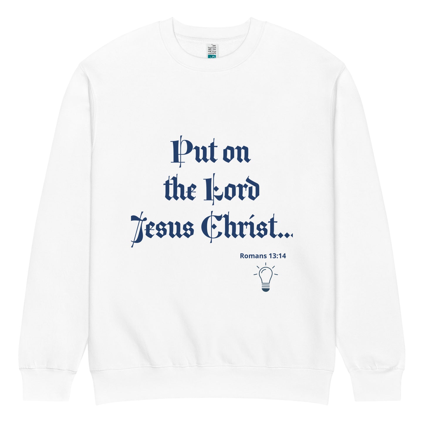 Unisex Premium Crewneck Sweatshirt- Romans 13:14