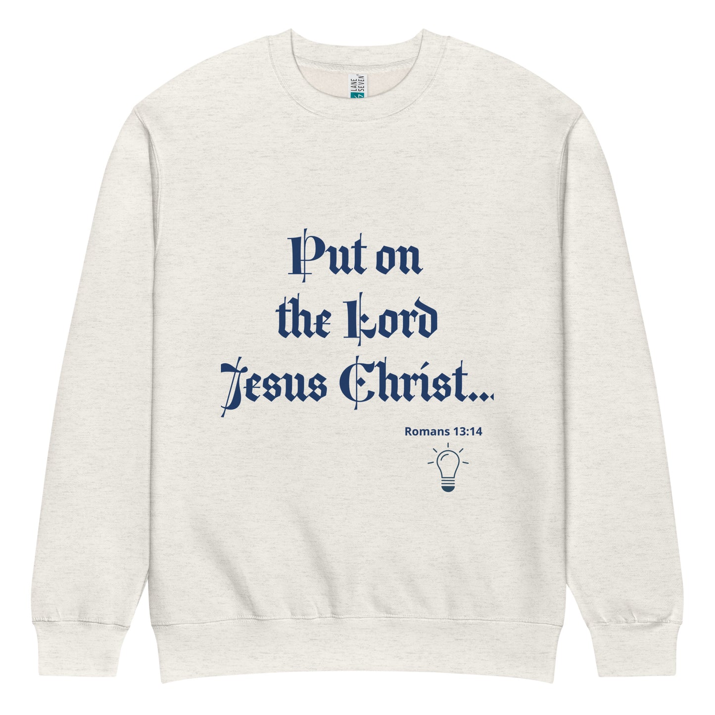 Unisex Premium Crewneck Sweatshirt- Romans 13:14