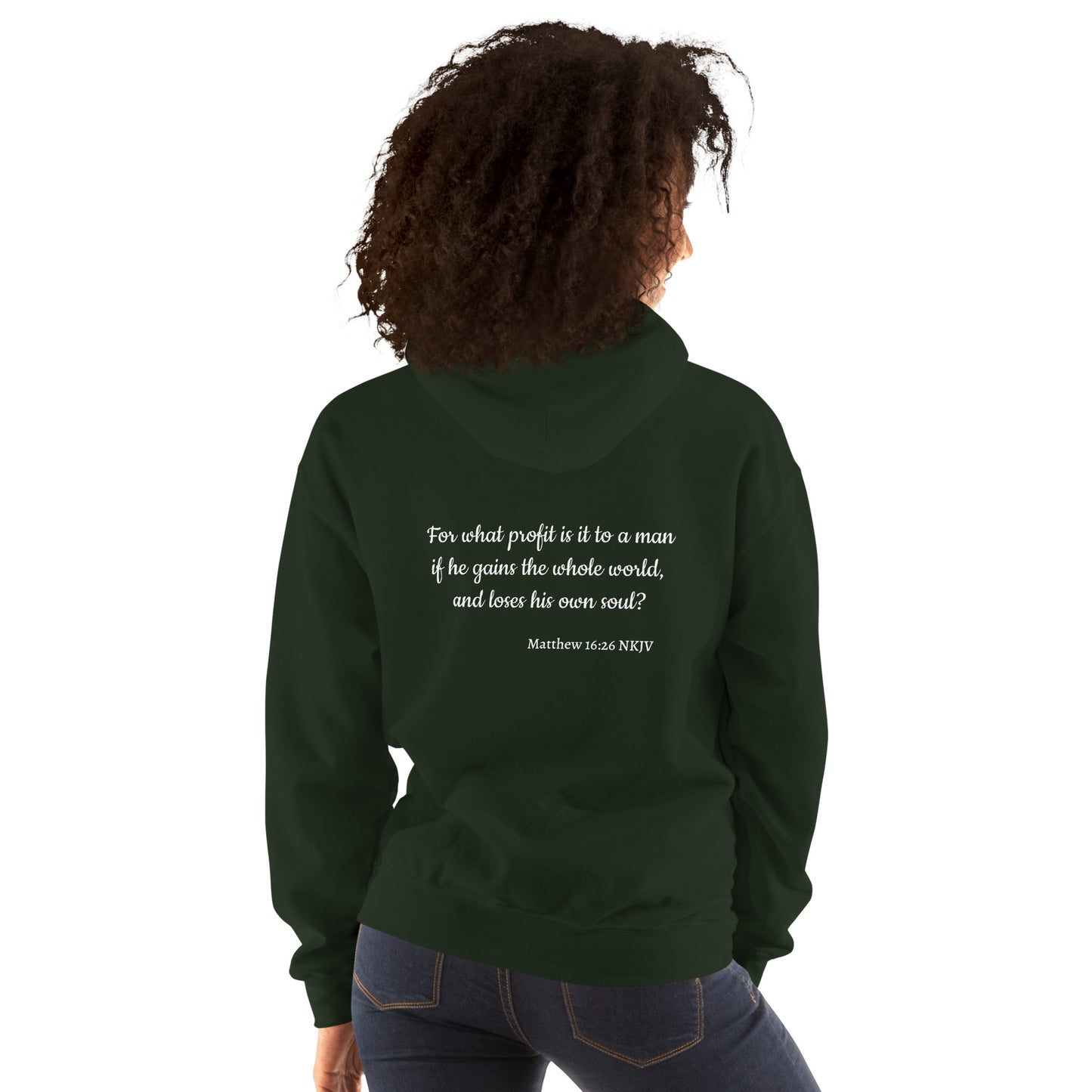 Unisex Heavy Hoodie-Matthew 16:26
