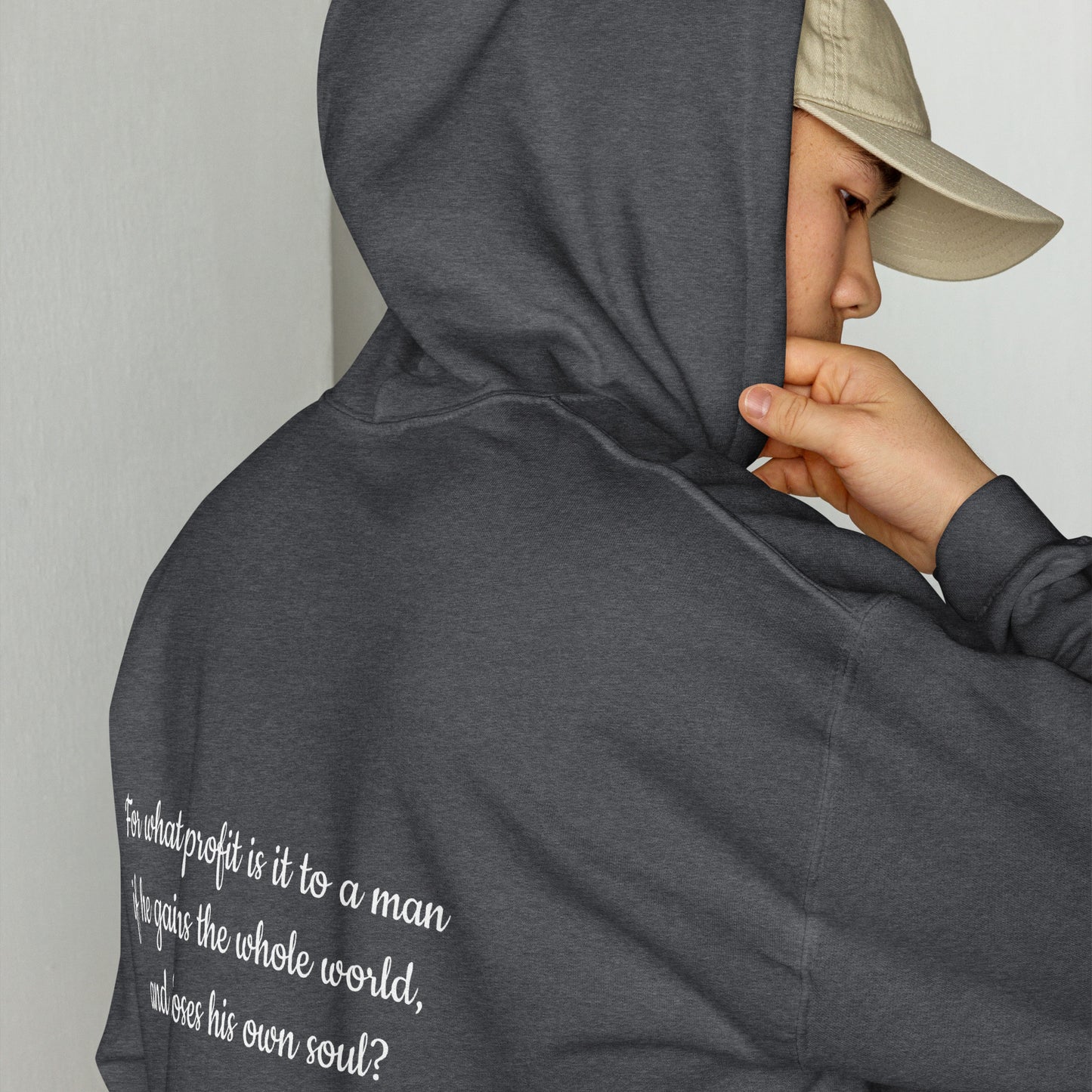 Unisex Heavy Hoodie-Matthew 16:26