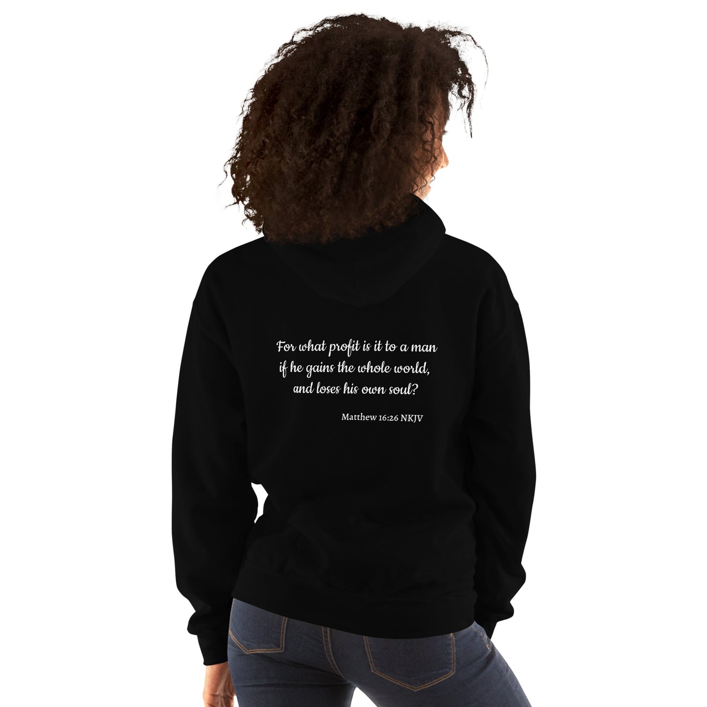 Unisex Heavy Hoodie-Matthew 16:26