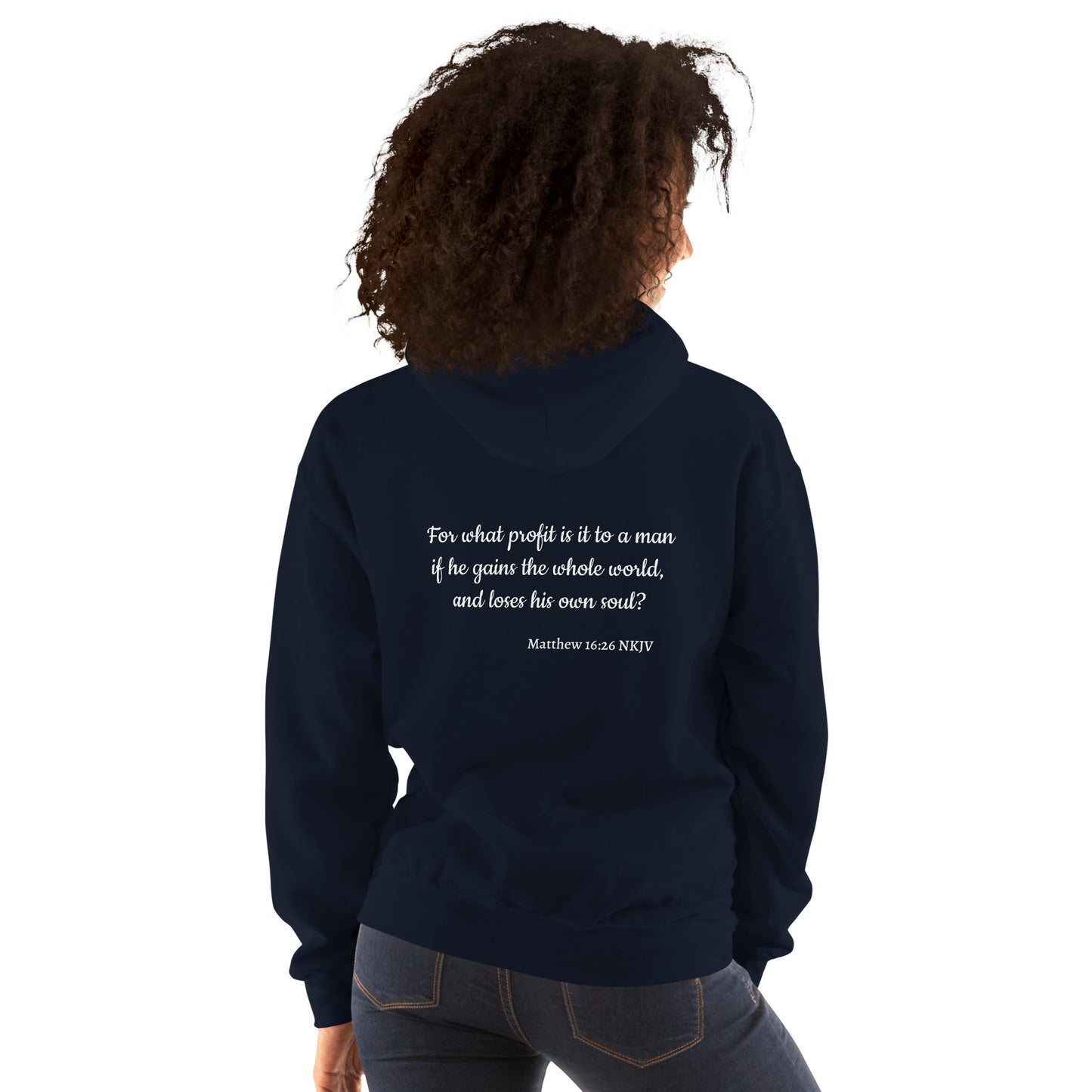 Unisex Heavy Hoodie-Matthew 16:26
