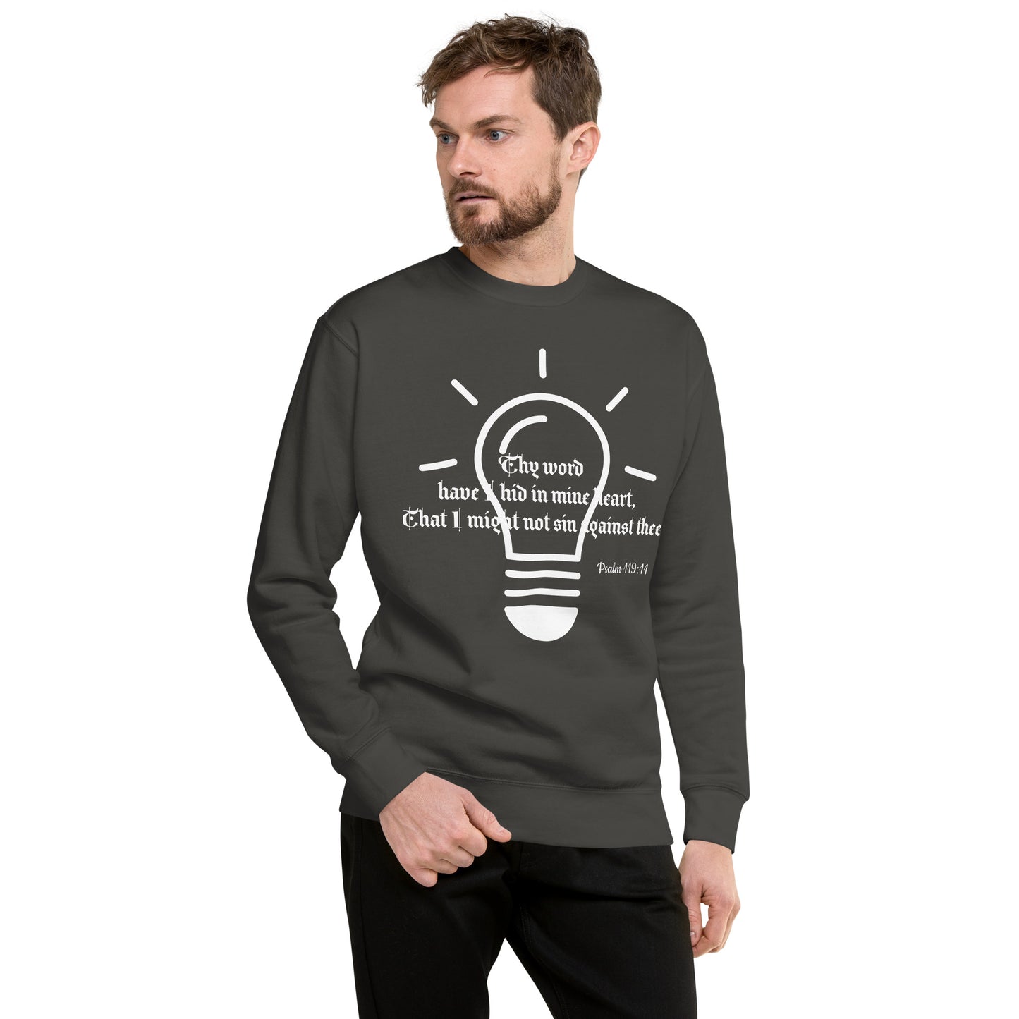 Unisex Premium Sweatshirt- Psalm 119:11