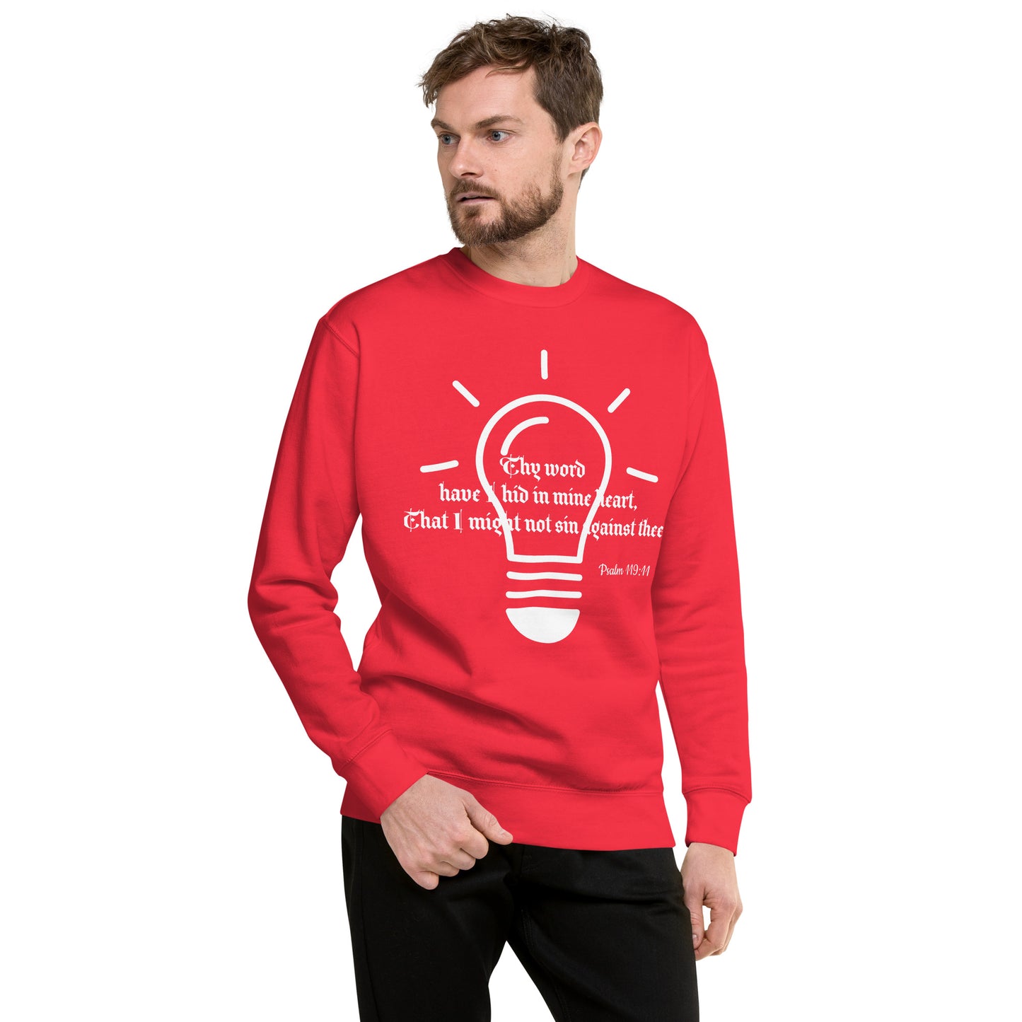Unisex Premium Sweatshirt- Psalm 119:11