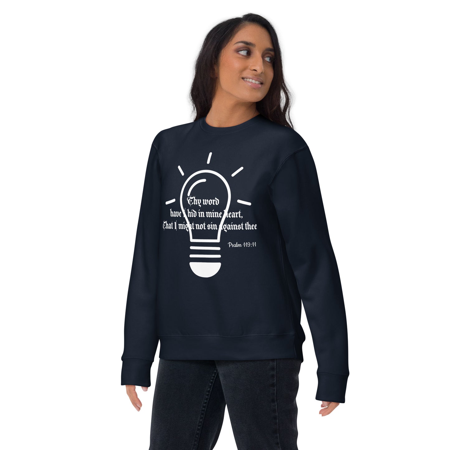 Unisex Premium Sweatshirt- Psalm 119:11