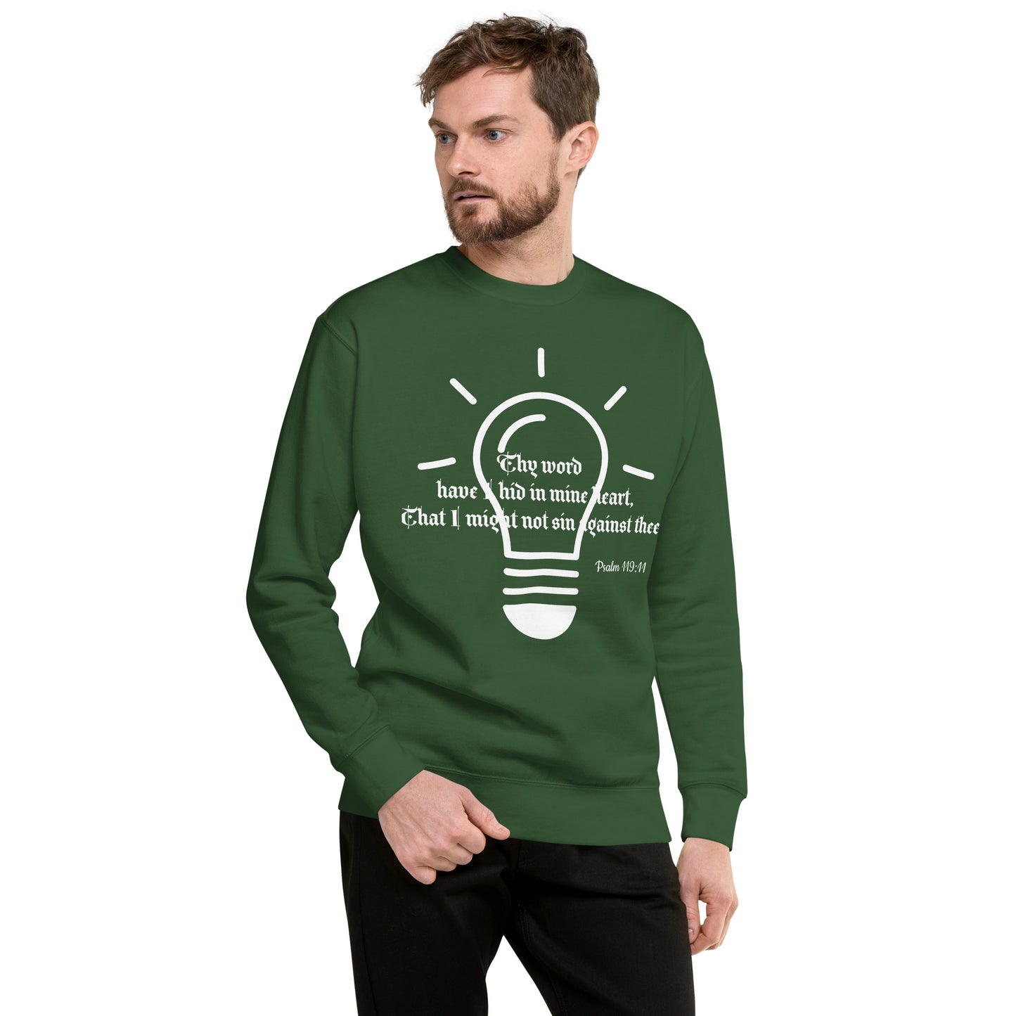 Unisex Premium Sweatshirt- Psalm 119:11