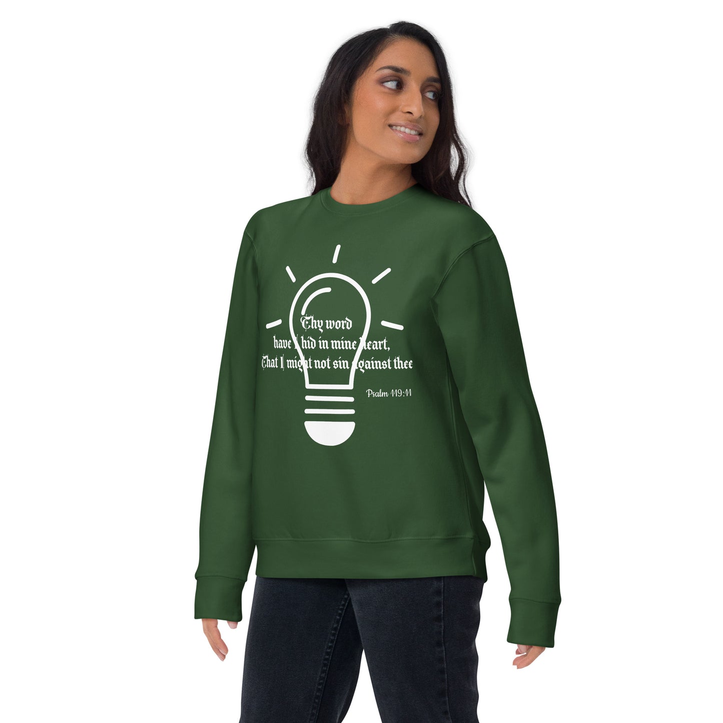 Unisex Premium Sweatshirt- Psalm 119:11