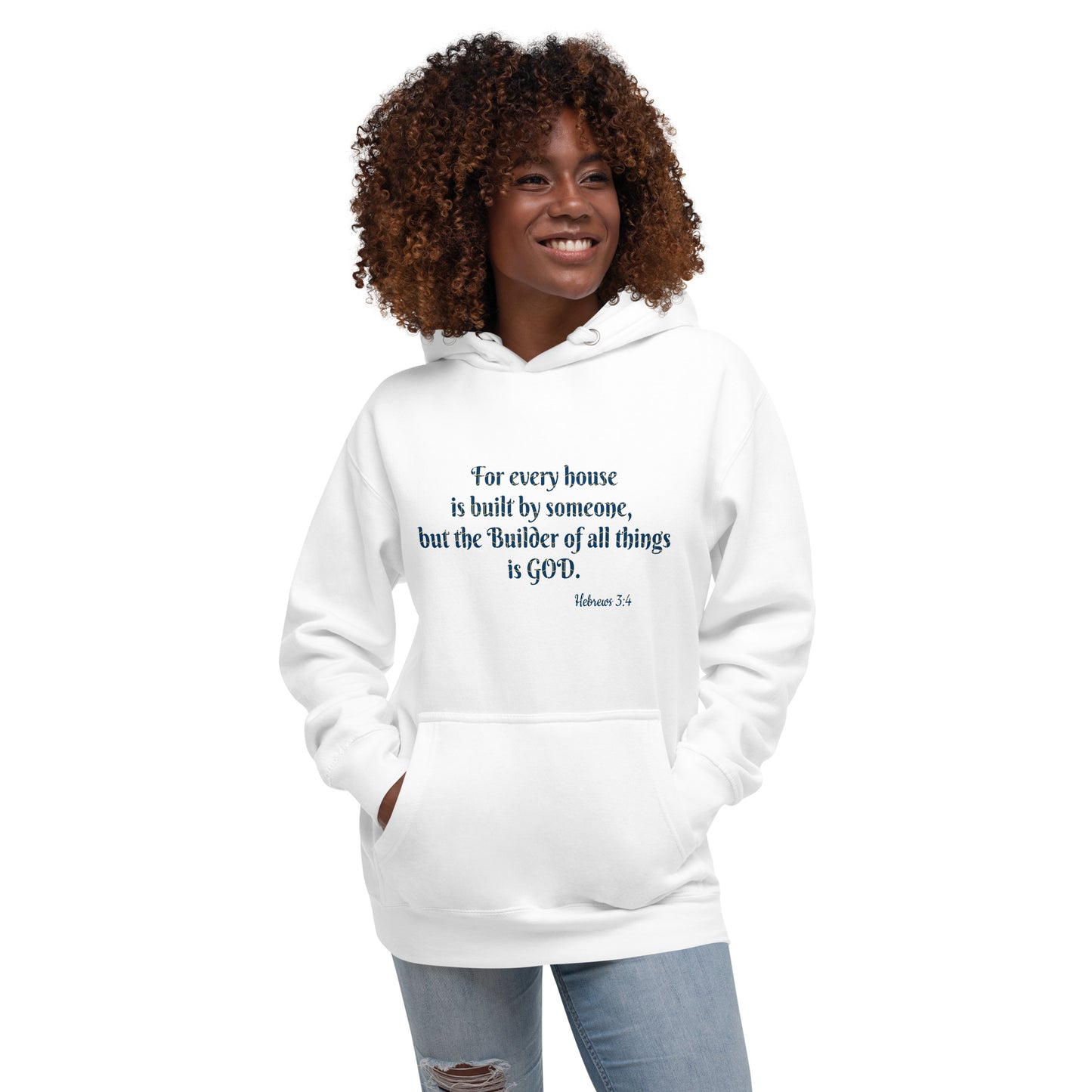 Unisex Premium Pullover Hoodie- Hebrews 3:4