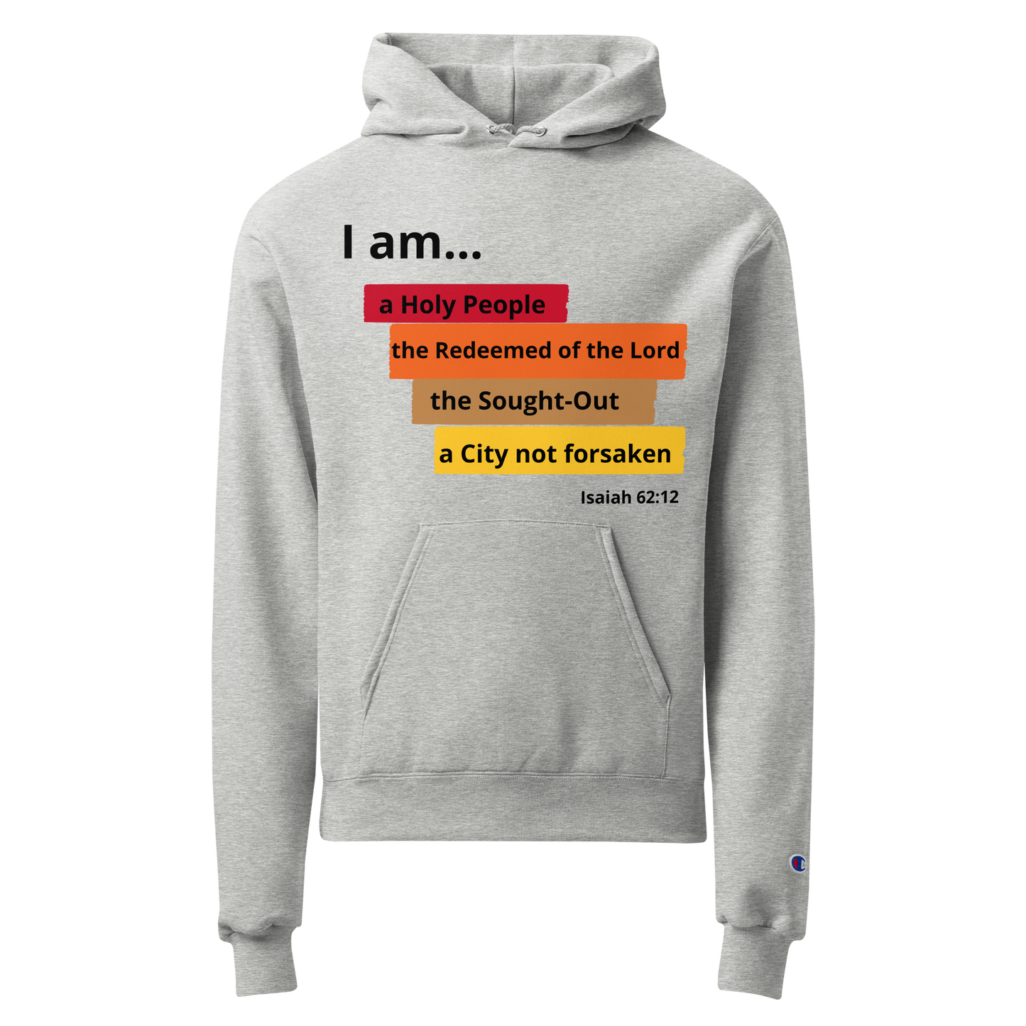 Unisex Champion Hoodie- Isaiah 62:12