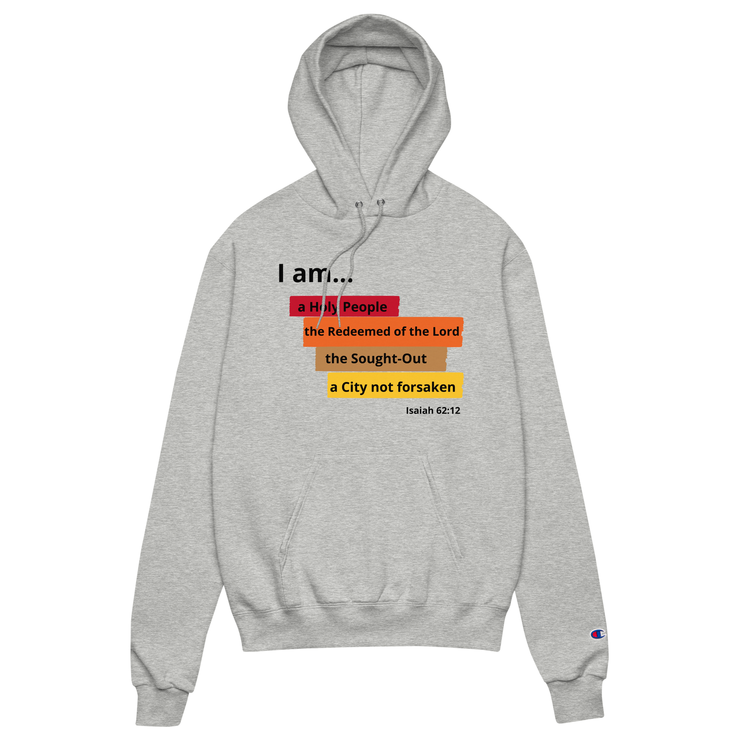 Unisex Champion Hoodie- Isaiah 62:12