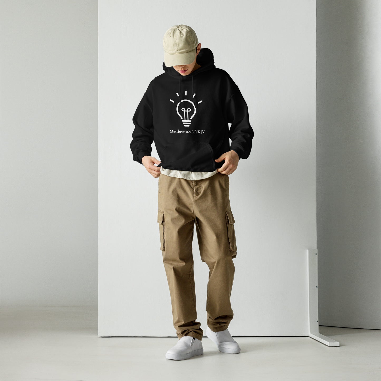 Unisex Heavy Hoodie-Matthew 16:26