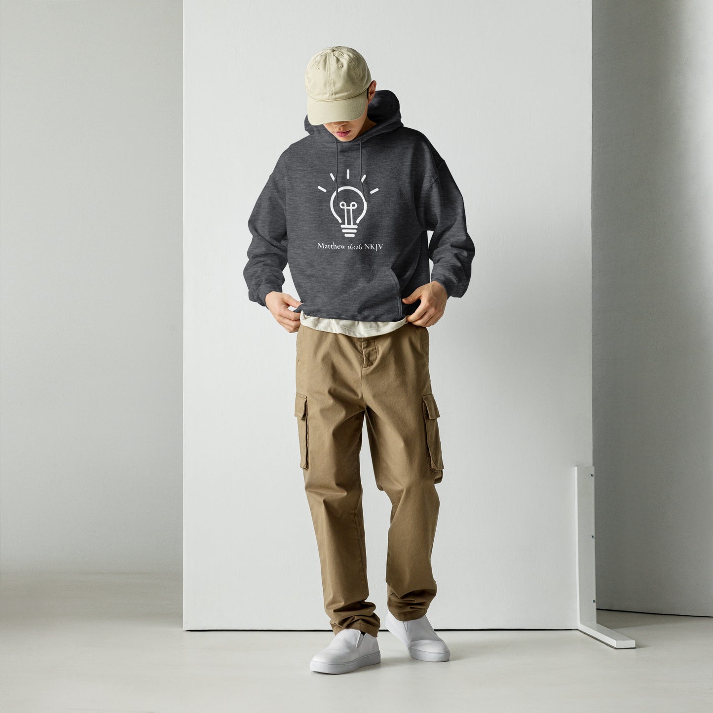 Unisex Heavy Hoodie-Matthew 16:26