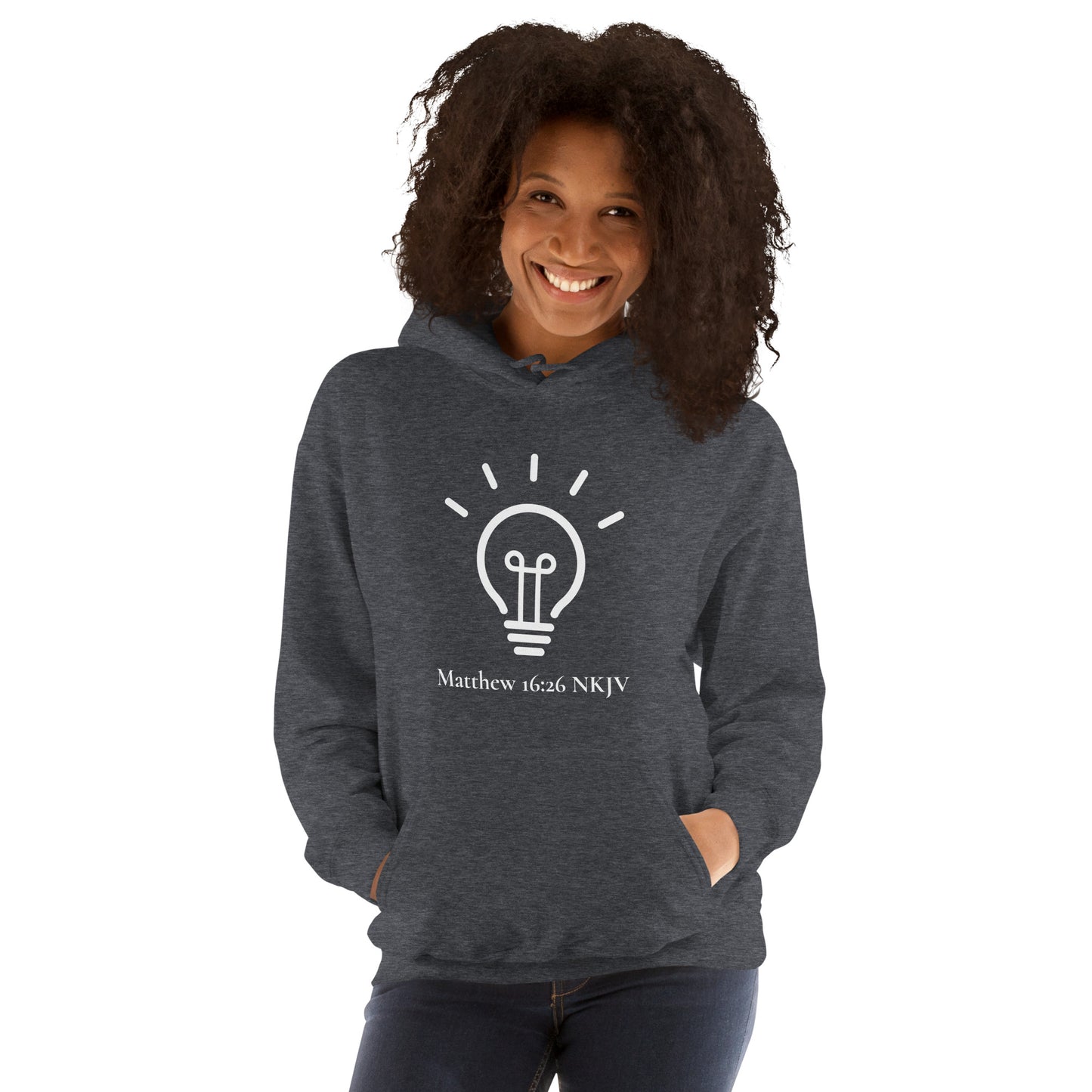 Unisex Heavy Hoodie-Matthew 16:26