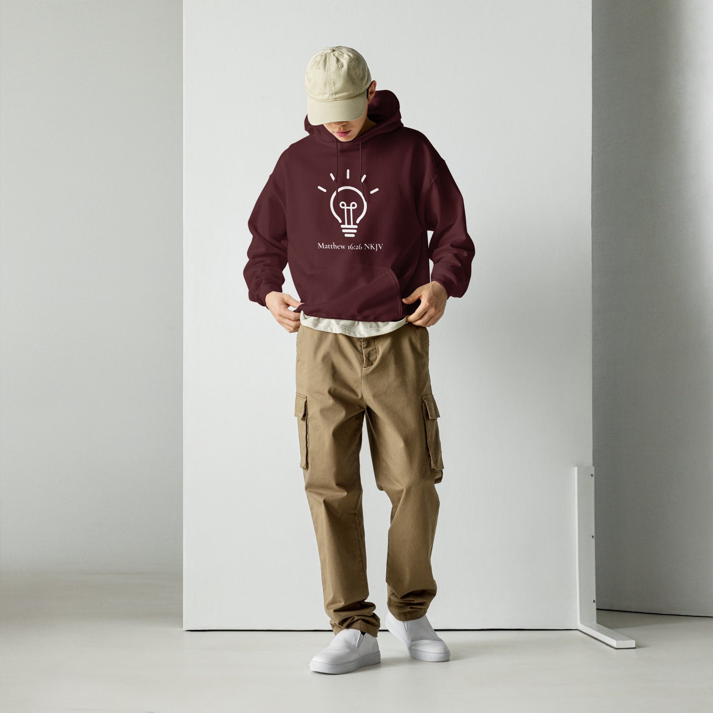 Unisex Heavy Hoodie-Matthew 16:26