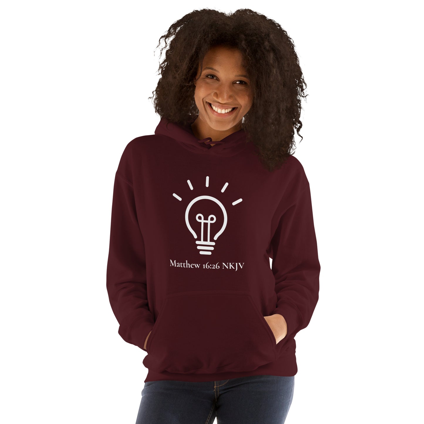 Unisex Heavy Hoodie-Matthew 16:26