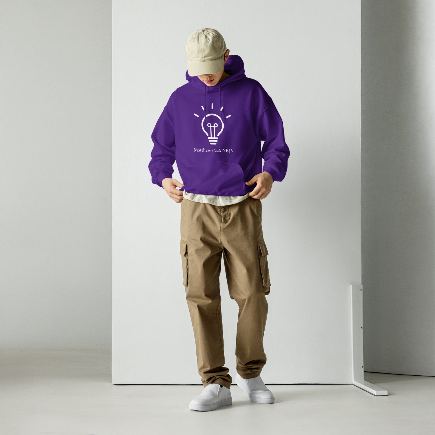 Unisex Heavy Hoodie-Matthew 16:26