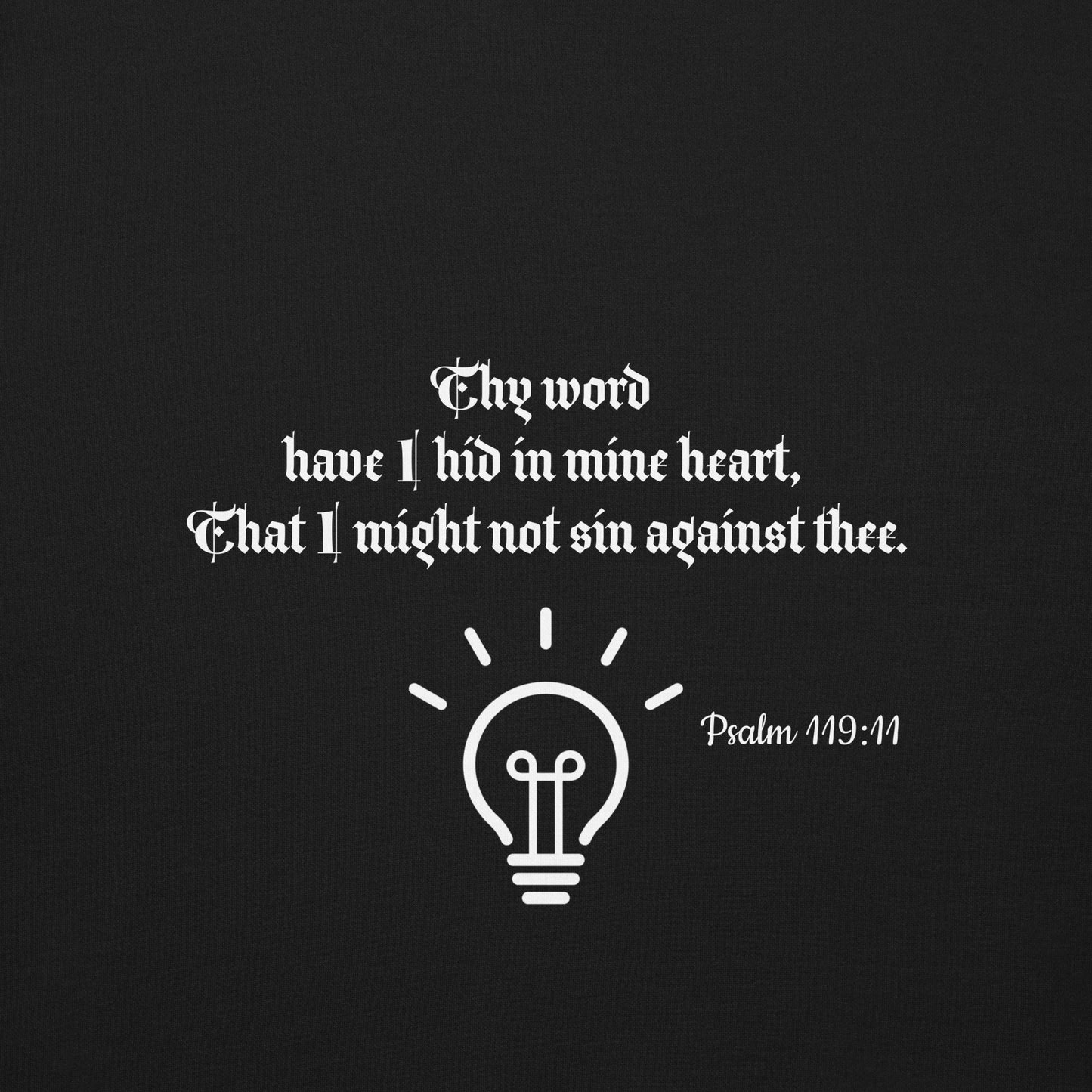 Unisex Premium Sweat shirt- Psalm 119:11