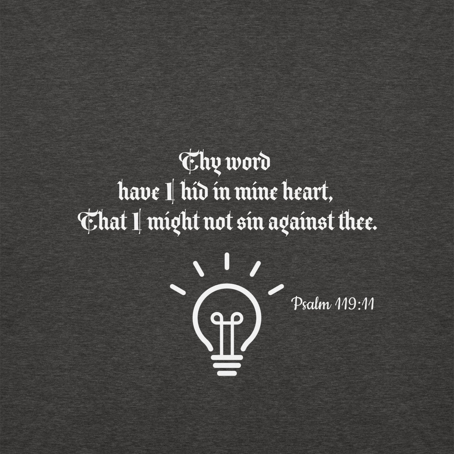 Unisex Premium Sweat shirt- Psalm 119:11