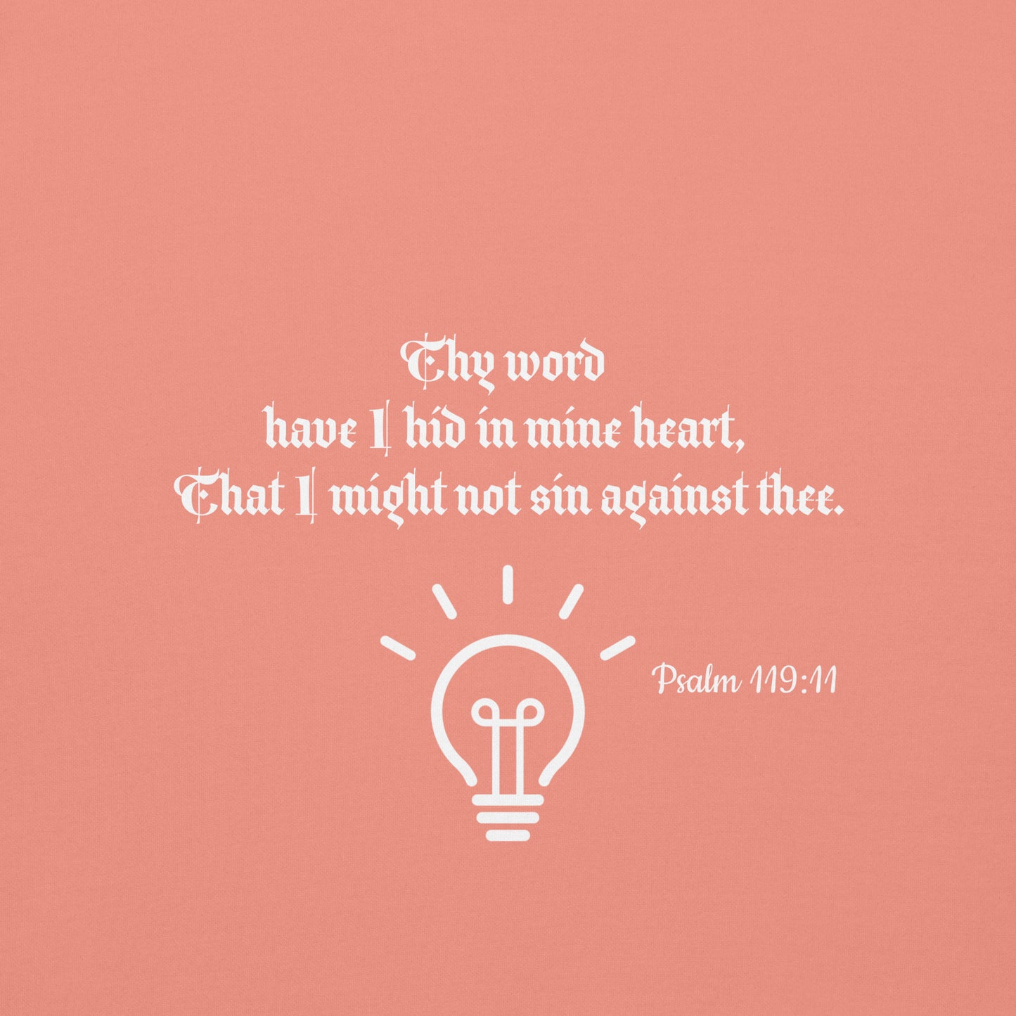 Unisex Premium Sweat shirt- Psalm 119:11