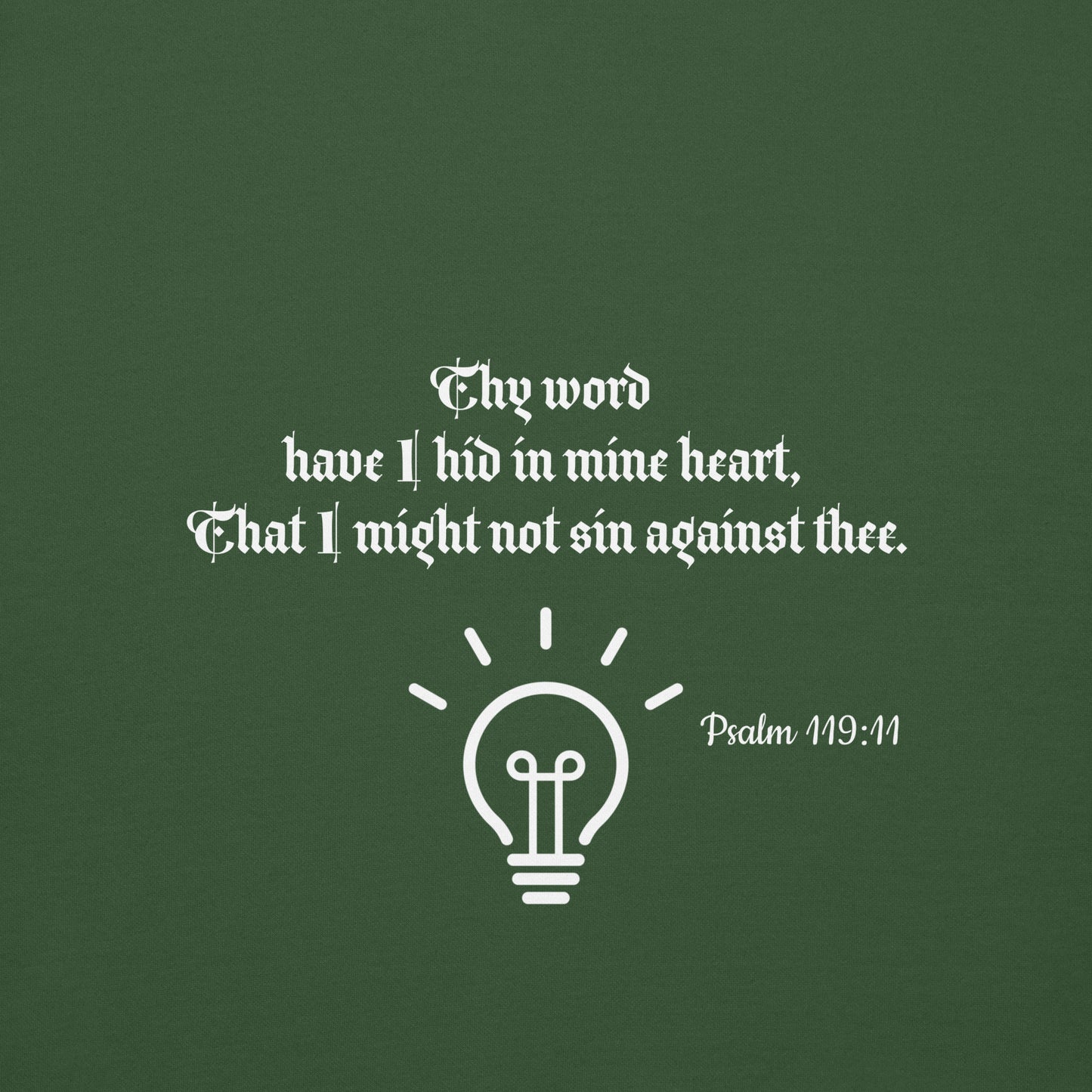 Unisex Premium Sweat shirt- Psalm 119:11
