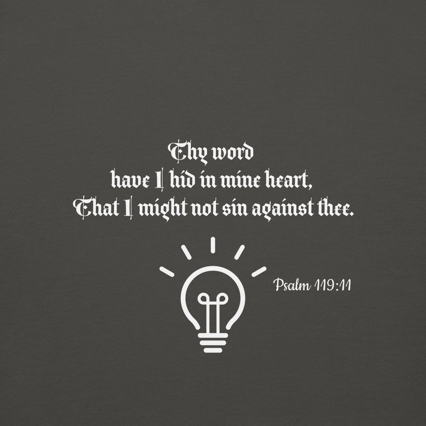 Unisex Premium Sweat shirt- Psalm 119:11
