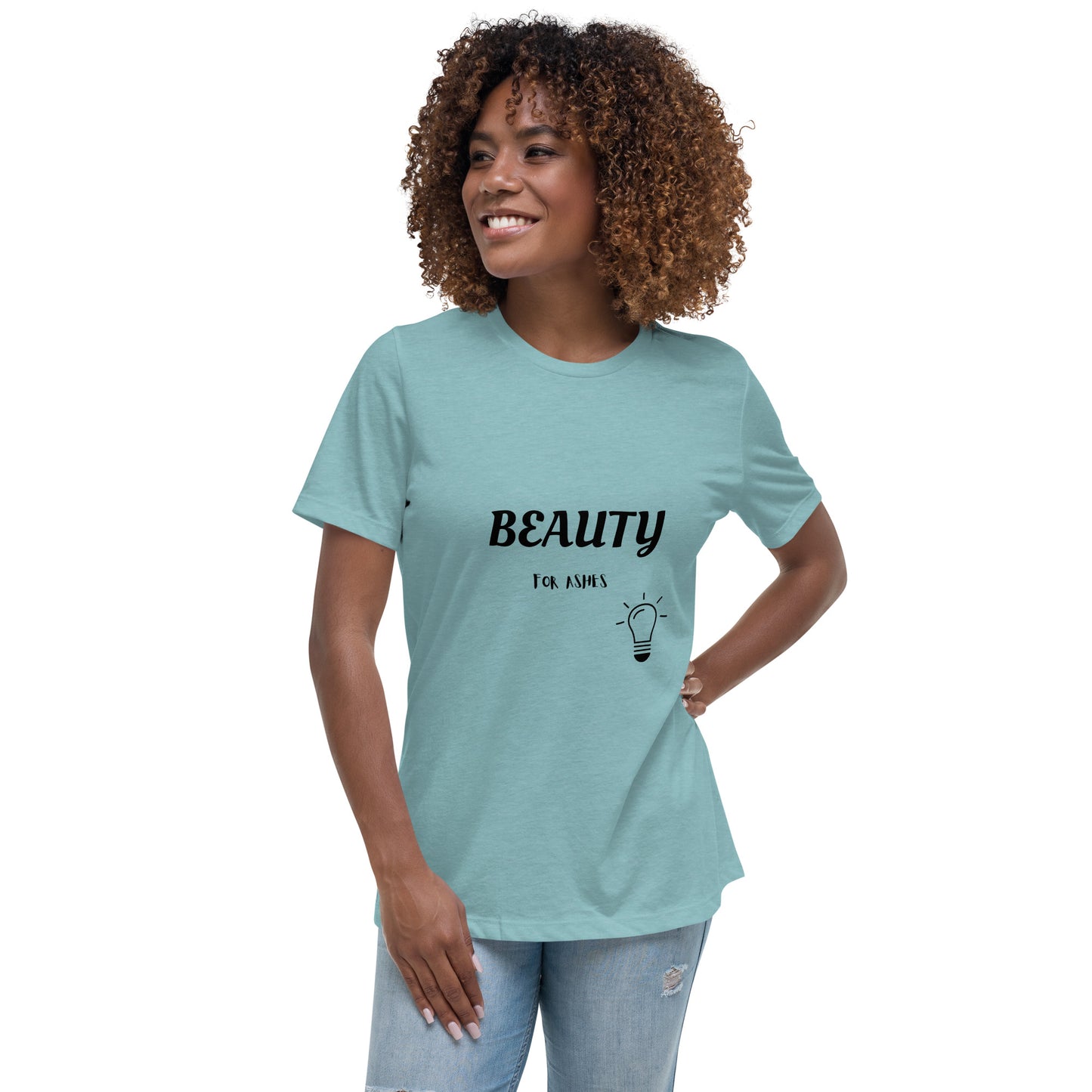 Women's Relaxed T-Shirt- Isaiah 61:3