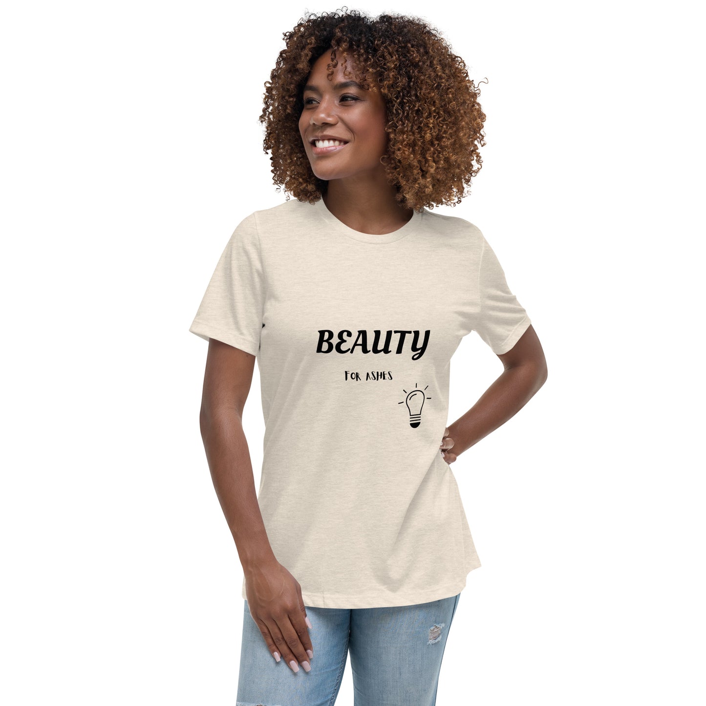Women's Relaxed T-Shirt- Isaiah 61:3