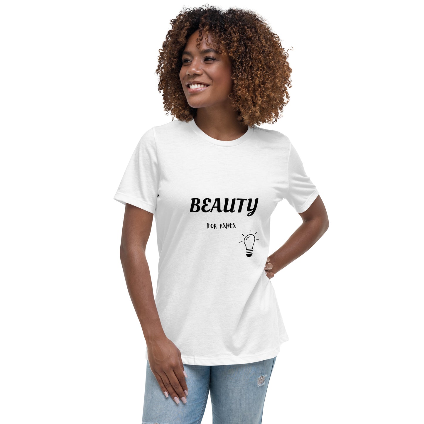 Women's Relaxed T-Shirt- Isaiah 61:3