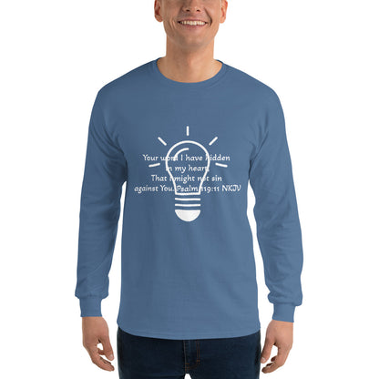 Men’s Long Sleeve Shirt- Psalm 119:11