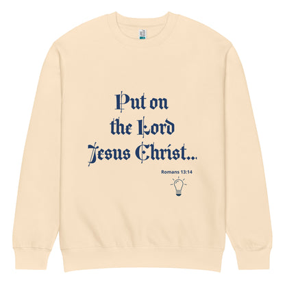 Unisex Premium Crewneck Sweatshirt- Romans 13:14