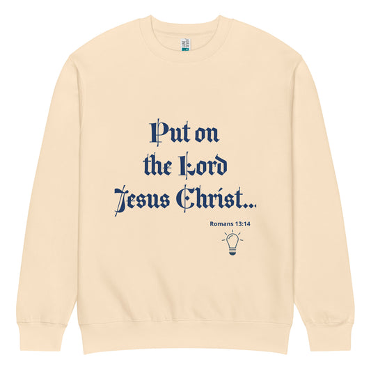 Unisex Premium Crewneck Sweatshirt- Romans 13:14