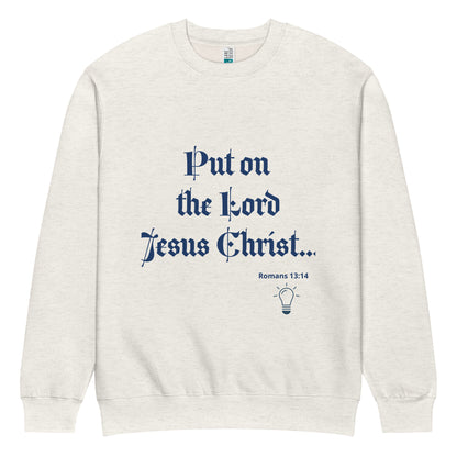 Unisex Premium Crewneck Sweatshirt- Romans 13:14