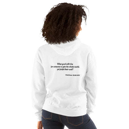 Unisex Heavy Blend Hoodie- Matthew 16:26