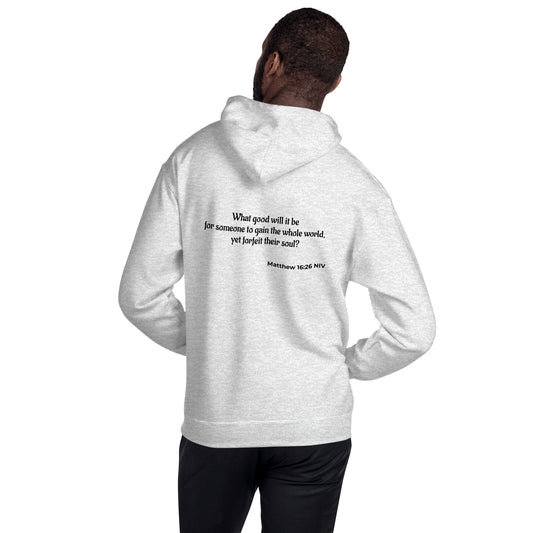Unisex Heavy Blend Hoodie- Matthew 16:26