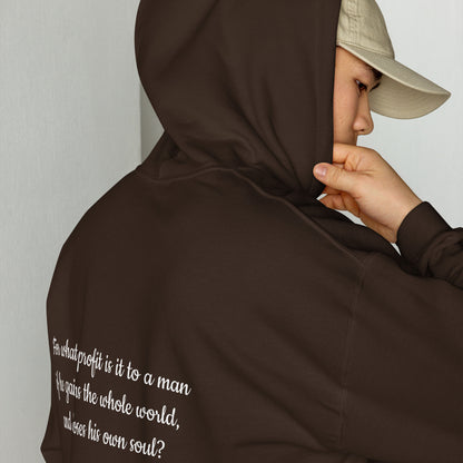 Unisex Heavy Hoodie-Matthew 16:26