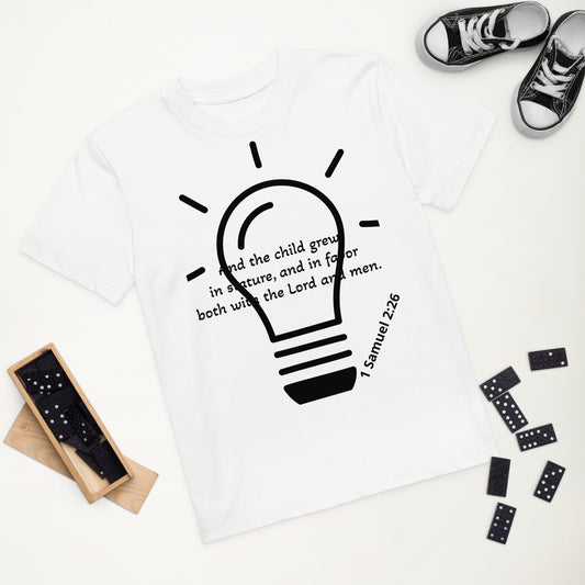 Organic Cotton Kids T-Shirt- 1 Samuel 2:26