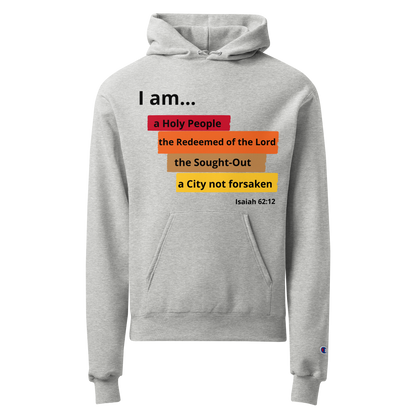 Unisex Champion Hoodie- Isaiah 62:12