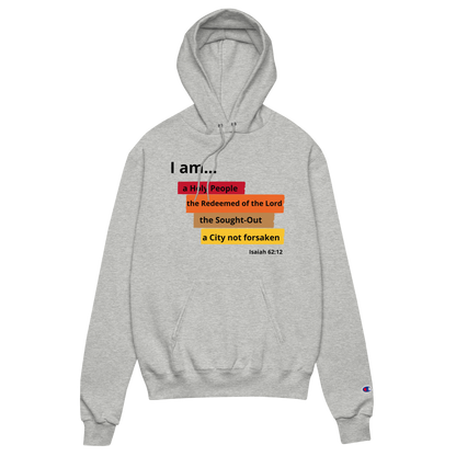 Unisex Champion Hoodie- Isaiah 62:12