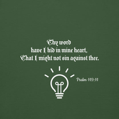 Unisex Premium Sweat shirt- Psalm 119:11