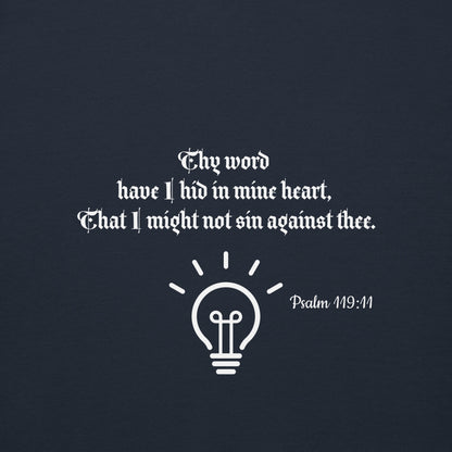 Unisex Premium Sweat shirt- Psalm 119:11