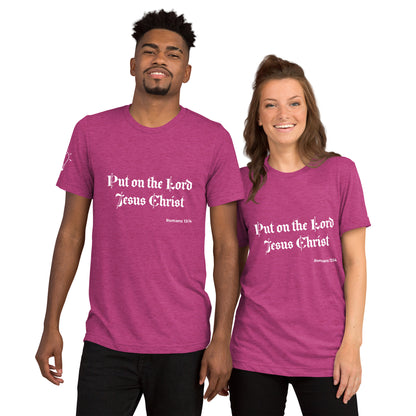 Unisex Tri-Blend T-Shirt – Romans 13:14