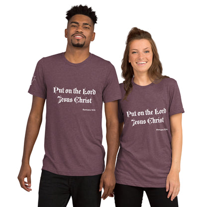 Unisex Tri-Blend T-Shirt – Romans 13:14
