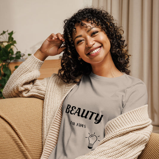 Women's Relaxed T-Shirt- Isaiah 61:3